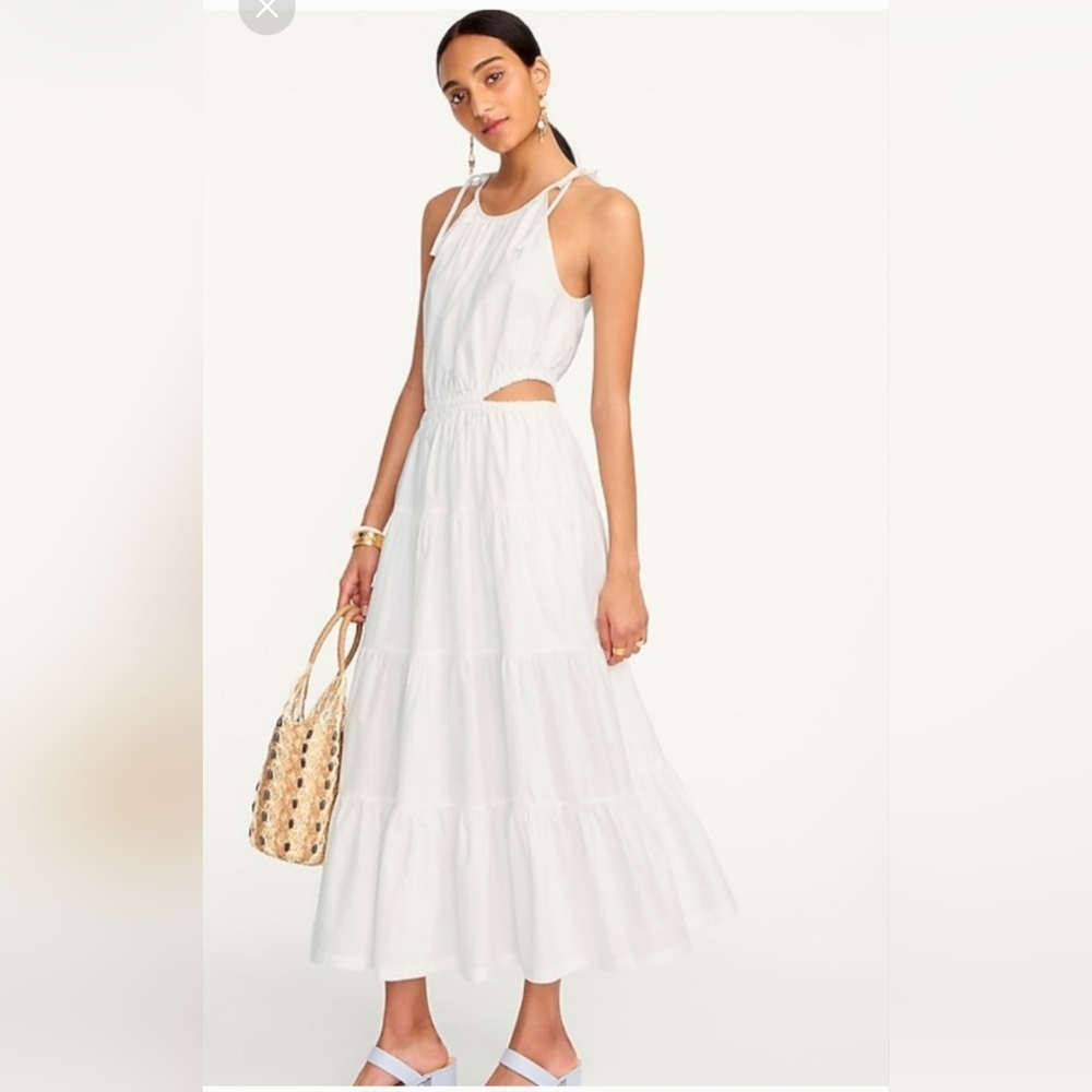 J Crew Harbour Side-Cutout Dress